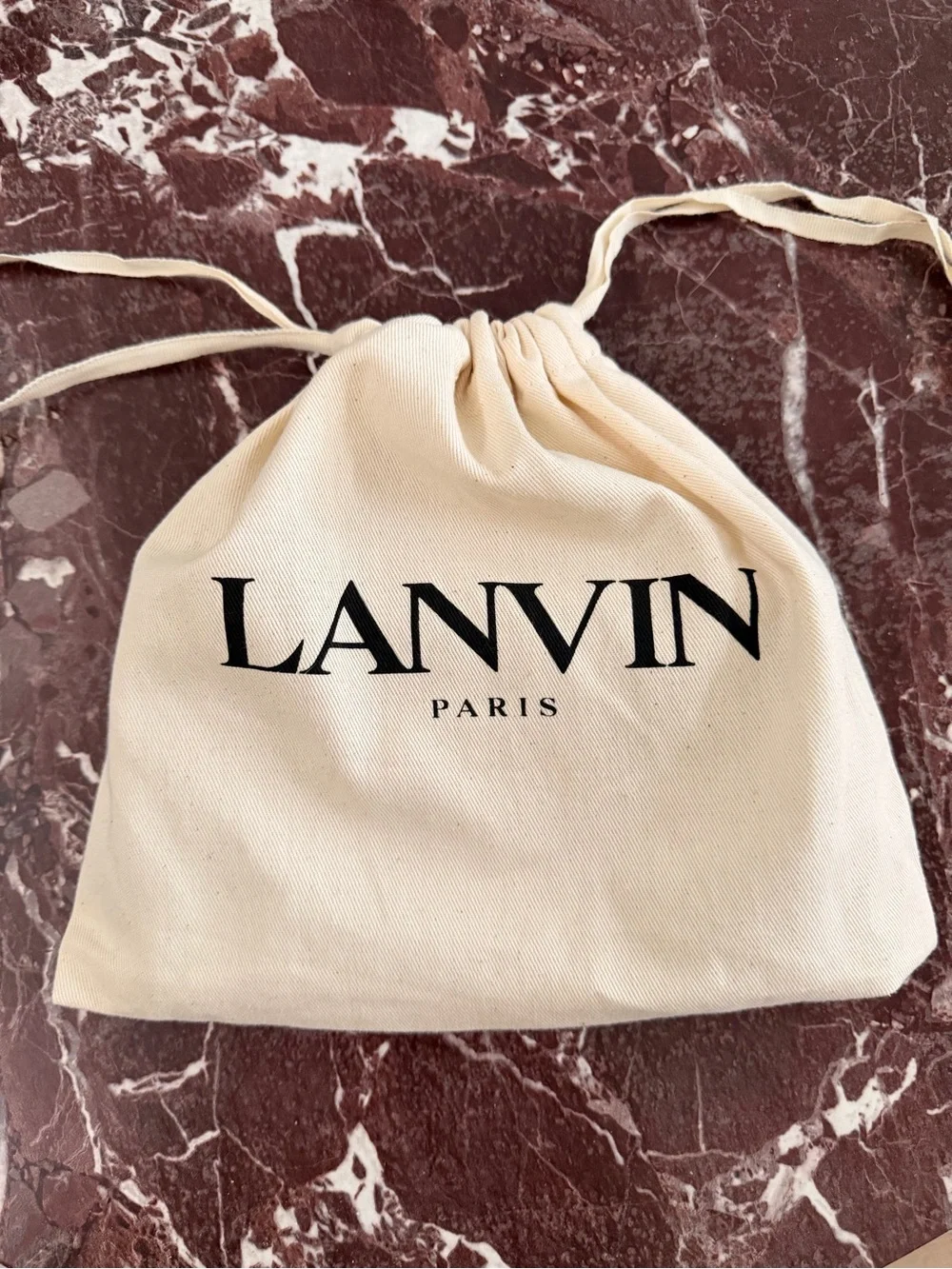 Lanvin Black Leather Clutch